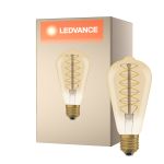 Ledvance Vintage 1906 LED E27 Päron Guld 4.8W 420lm - 822 Extra Varm Vit | Dimbar - Ersättare 37W