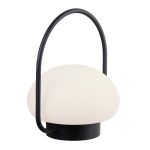 Nordlux Bordslampa Sponge Batteri Svart 4.8W 300lm - 827 Extra Varm Vit | 3-Stegs Dimbar