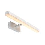 Nordlux Otis 60 Vägglampa Aluminium Krom 17W 1650lm 930 Varm Vit | IP44 - Bästa Färgåtergivning - 3Step Dimbar