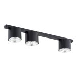 Emibig Taklampa Nano Stål Svart | Passande för 3x GU10 (AR111) - Max 12W