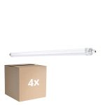 Flerpack 4x Ledvance LED Allmänbruksarmatur Vattentät 33W 3960lm - 865 Dagsljus | 120cm