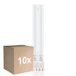 Flerpack 10x Philips PL-L 24W - UV-C | 4-Stift