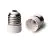 Adapter för lampsocklar E27 => E14 VIT