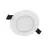 Ledvance Downlight Slim Alu Aluminium Vit 9.5W 900lm 90D - 840 Kallvit | Utskärning   100 - IP44 - Dali Dimbar 