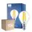 Flerpack 10x Philips Master Value LED Lustre E14 boll Filament Klar 3.4W 470lm - 927 Extra Varm Vit | Bästa färgåtergivning - Dimbar - Ersättare 40W