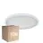 Flerpack 10x D'Lite Taklampa Luma Vit 18W 1700lm - 827 Extra Varm Vit | IP44 - 29cm