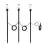 Flerpack 3x Eglo Spik Ljus Zancaro Aluminium Svart 1W 130lm - 830 Varm Vit | IP44