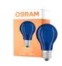 Osram LED Star Classic Decor E27 Päron Filament Matt 2.5W 10lm - Blue | Ersättare 4W