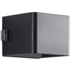 Brilliant Iseo Vägglampa Plast Svart 4W 300lm - 830 Varm Vit | IP44 - Utomhus - Rörelse- och Ljussensor - USB Uppladdningsbar
