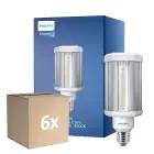 Flerpack 6x Philips TrueForce LED E27 HPL Klar 21W 3000lm 360D - 840 Kallvit | Ersättare 50W