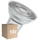 Flerpack 10x Ledvance LED Spot GU10 PAR16 3.7W 350lm 36D - 930 Varm Vit | Bästa Färgåtergivning - Dimbar - Ersättare 35W
