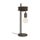 Eglo Bordslampa Townshend 4 Stål Brun Svart | IP20 - Passande för 1x E27 